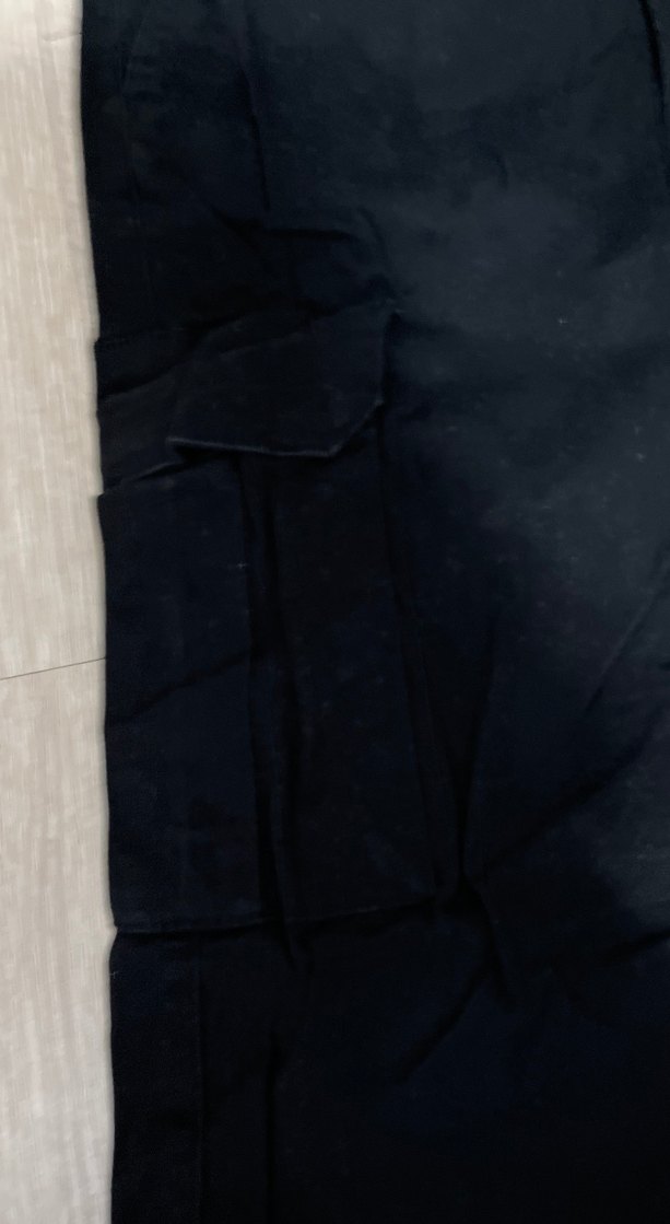 Siyah Rahat Kesim Erkek kargocu pantolon 30 beden - Görsel 2