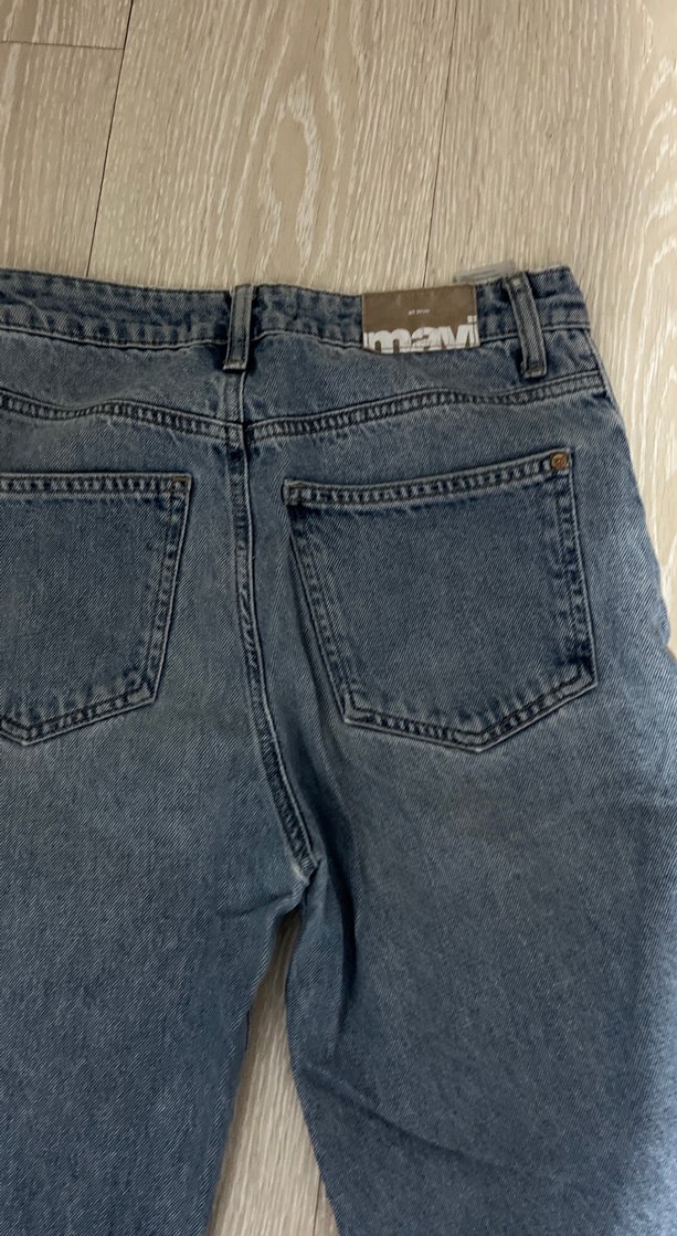 Lacivert kot pantolon mavi marka kadın 25/30 - Görsel 4