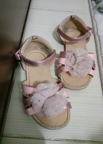 H&M Pembe Fırfırlı Kız Çocuk Sandalet