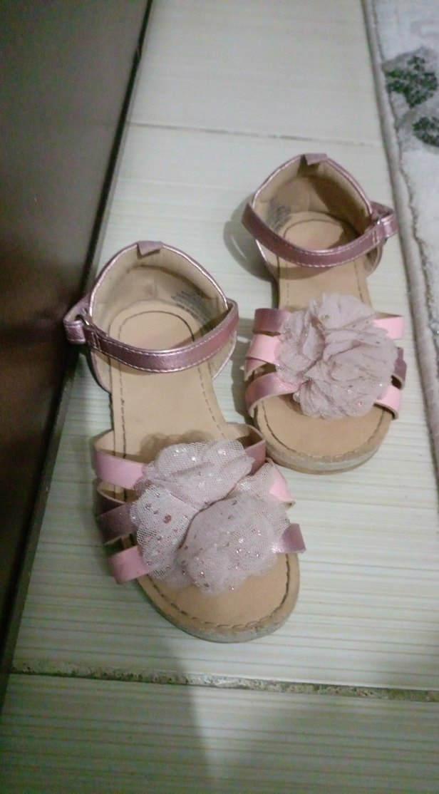 Pembe Fırfırlı Kız Çocuk Sandalet - Görsel 2