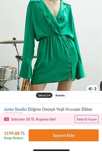 juste studio elbise
