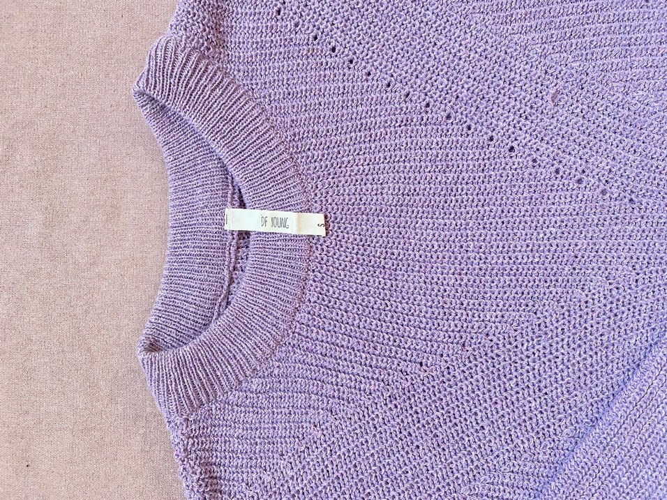 Mor Triko Kadın Kazak - Görsel 2