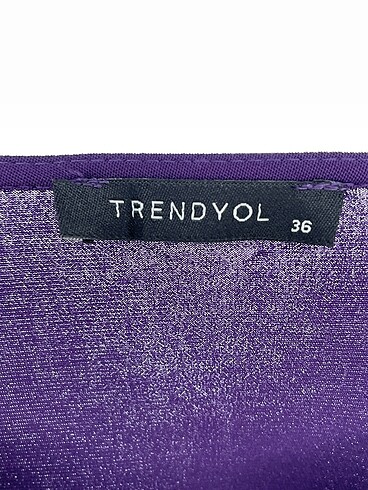 36 Beden mor Renk Trendyol & Milla Kısa Elbise %70 İndirimli.