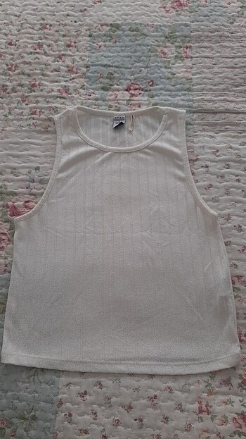 Beyaz Halter Yaka Crop