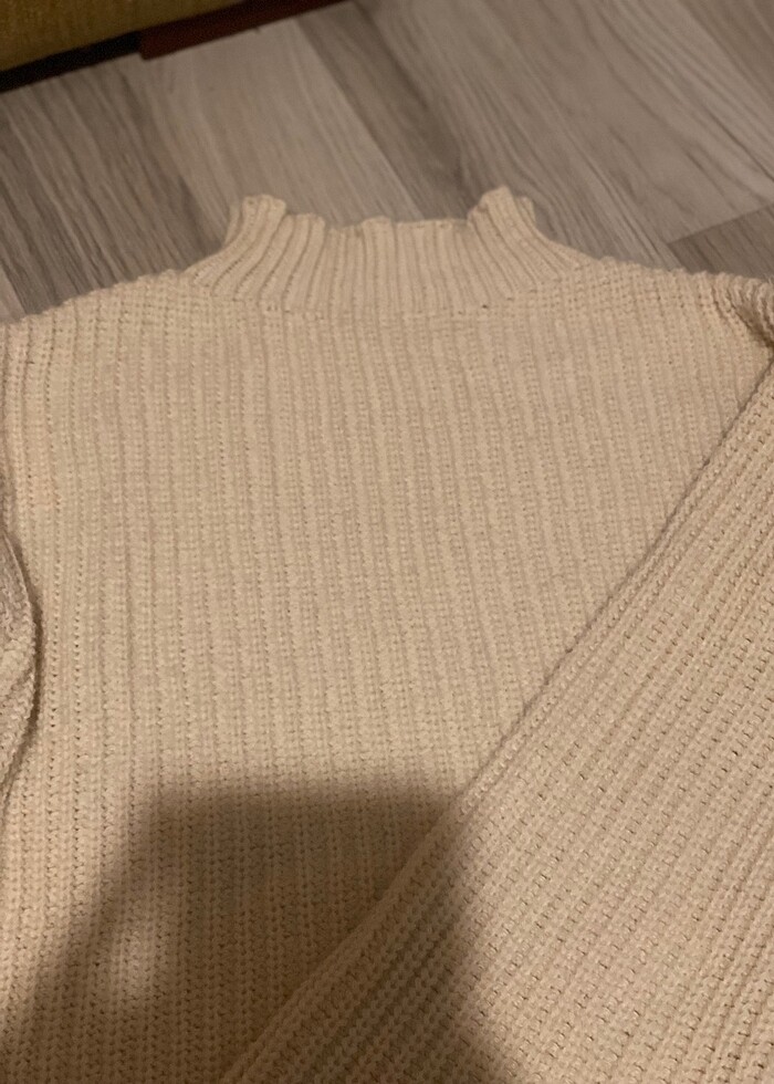 Beyaz kazak - Görsel 3