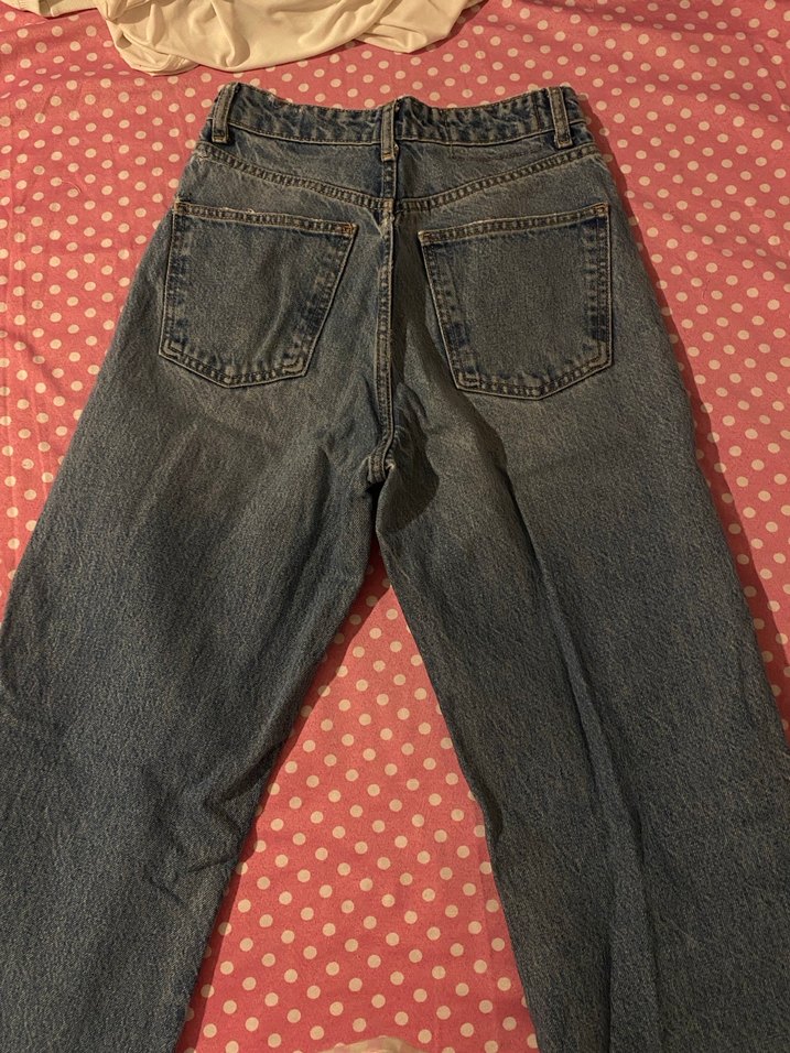 Kadın Kot Pantolon Normal Boy Rahat Kesim - Görsel 3