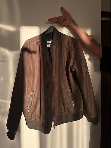 zara kadife dokuslu bomber ceket