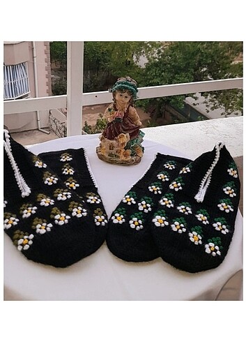 Beş Mil Papatya Motifli Patik