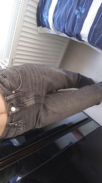 Gri füme mavi jean 
