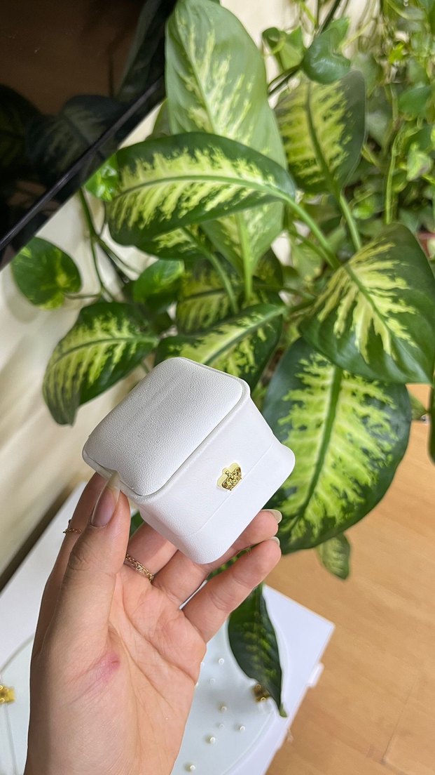 Beyaz Minimalist Düğün Yüzüğü Kutusu - Görsel 5