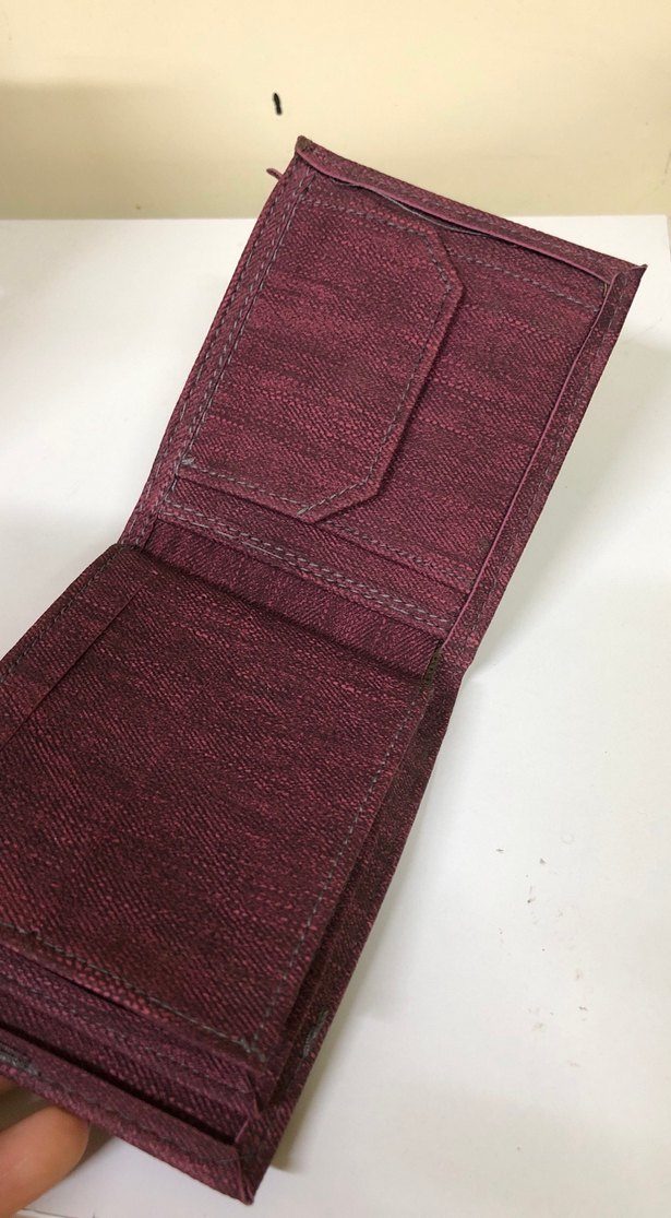 Bordo Erkek Cüzdanı - Görsel 3