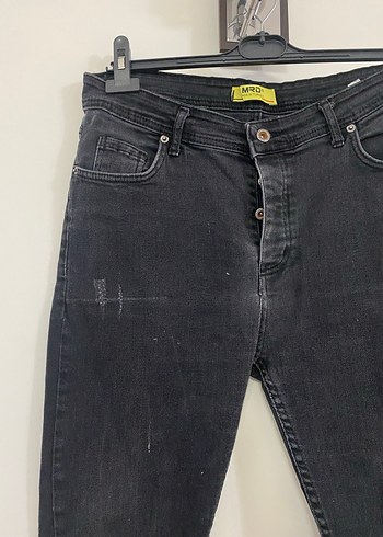 36 Beden Siyah Jean Pantolon - Görsel 2