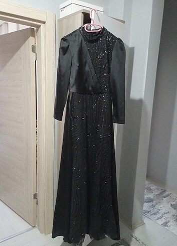 40 Beden Siyah Abiye
