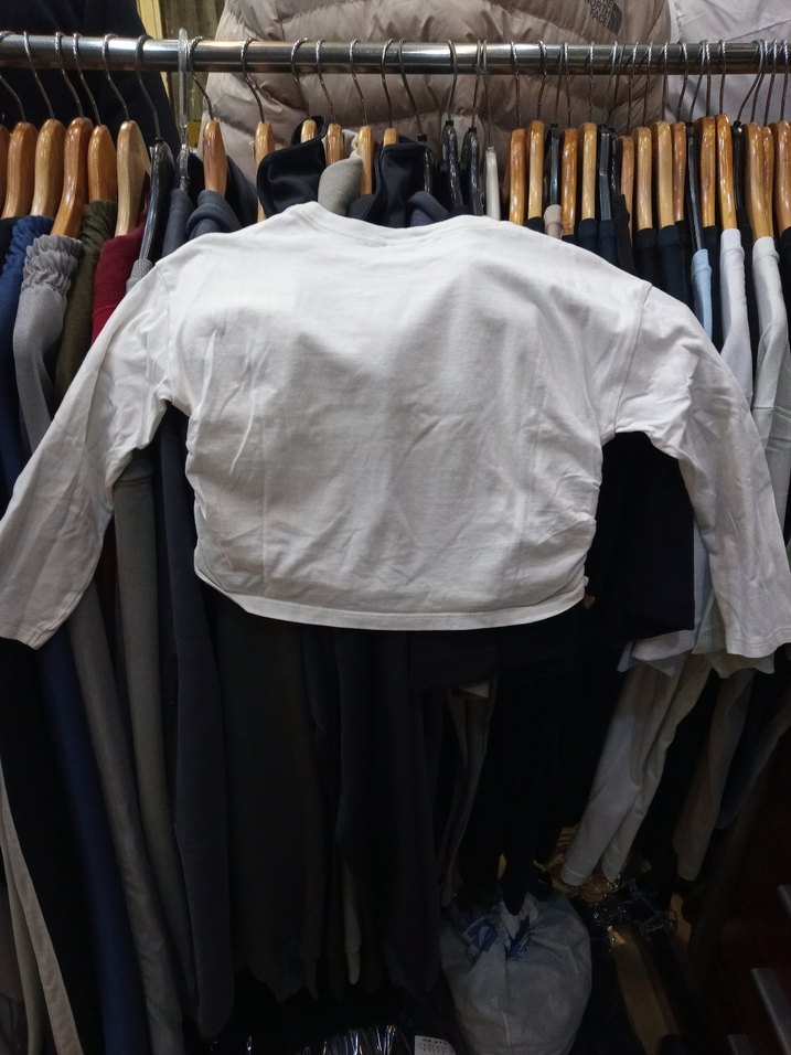 Kız Çocuk Beyaz Payetli Uzun Kollu Tişört - Görsel 4