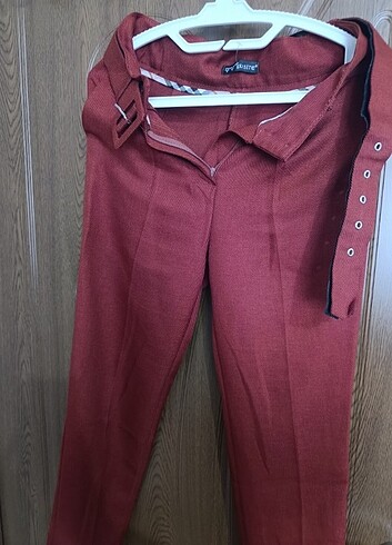 36 Beden bordo Renk Pantolon 