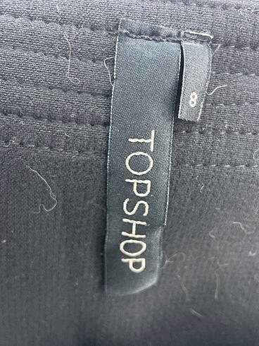 36 Beden siyah Renk Topshop Kısa Elbise %70 İndirimli.