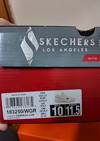Skechers Beyaz Spor Ayakkabı sıfır kutulu faturalı orjinal - Görsel 2