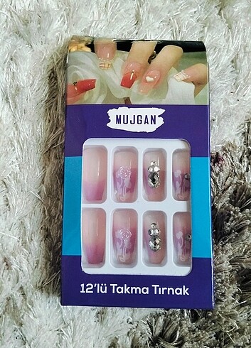 Taşlı Takma Tırnaklar - Görsel 5