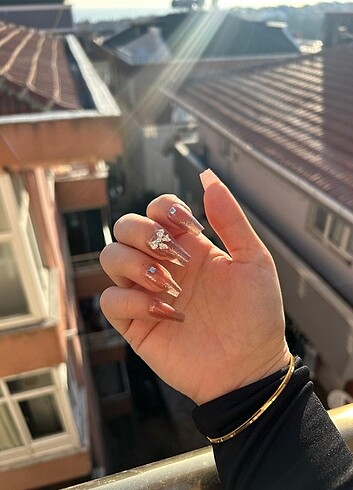 Taşlı Takma Tırnaklar - Görsel 9