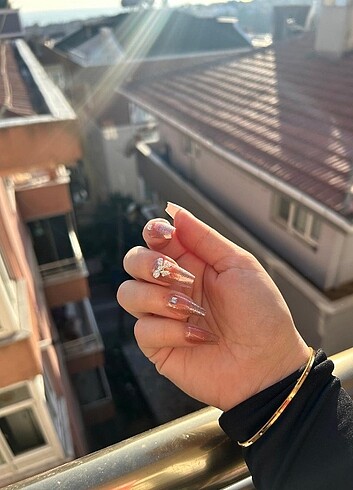 Taşlı Takma Tırnaklar - Görsel 10