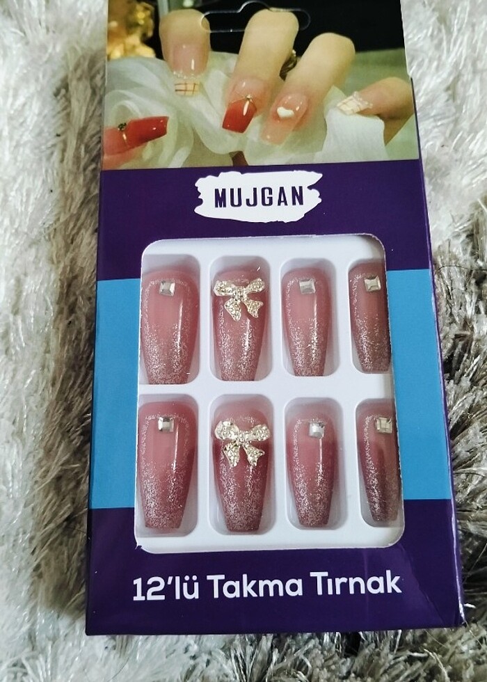 Taşlı Takma Tırnaklar  - Görsel 2