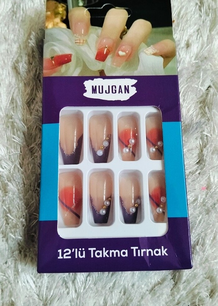 Taşlı Takma Tırnaklar  - Görsel 4