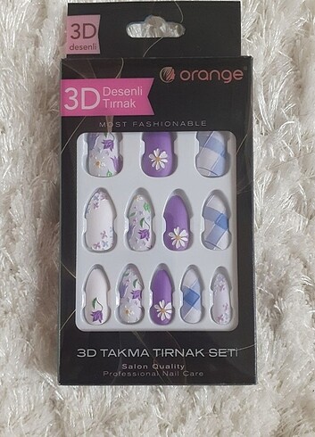 3D Desenli Takma Tırnak - Görsel 5