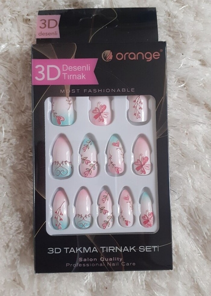 3D Desenli Takma Tırnak  - Görsel 2