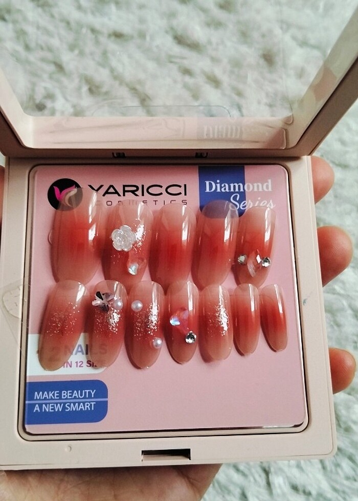 Taşlı Takma Tırnak  - Görsel 2