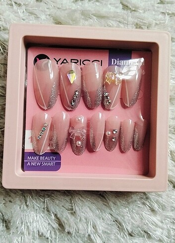 Taşlı Takma Tırnak - Görsel 2