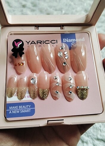 Taşlı Takma Tırnak  - Görsel 3
