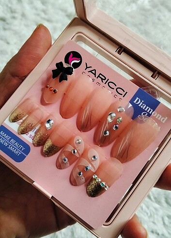 Taşlı Takma Tırnak  - Görsel 5