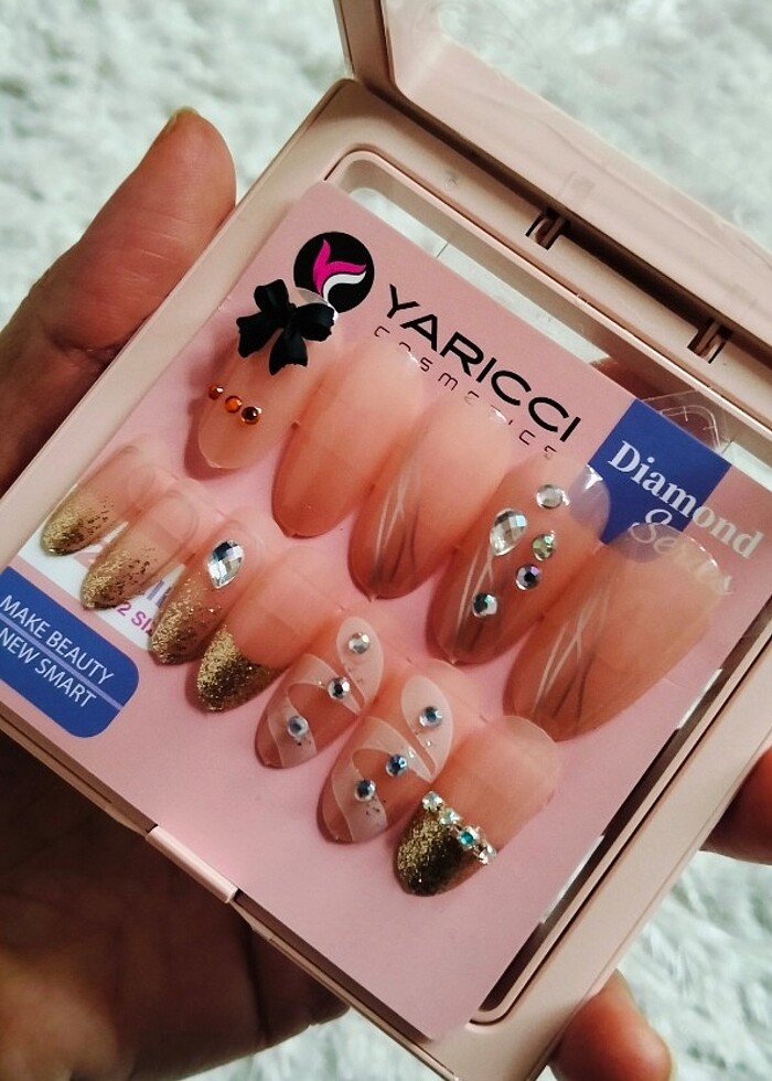 Taşlı Takma Tırnak  - Görsel 5