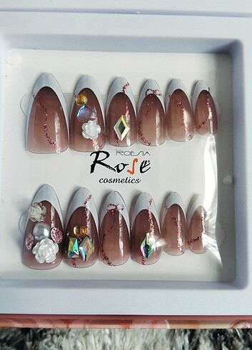 Taşlı Takma Tırnak - Görsel 7