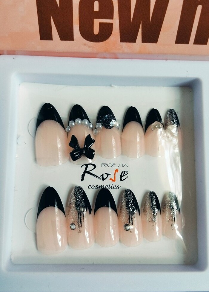 Taşlı Takma Tırnak  - Görsel 2