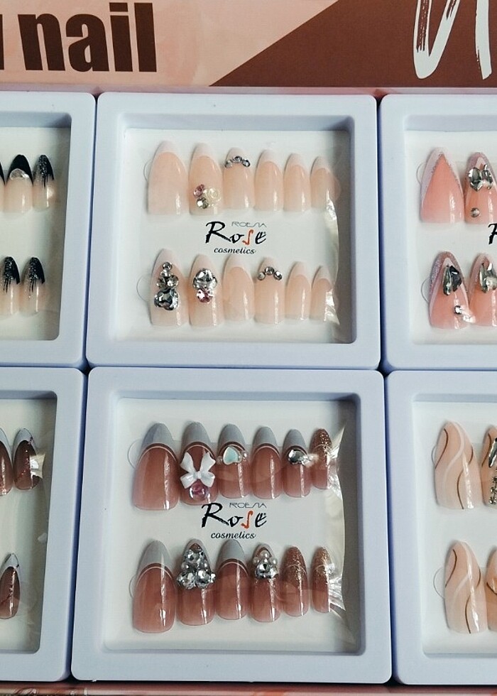 Taşlı Takma Tırnak  - Görsel 5