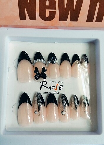 Taşlı Takma Tırnak - Görsel 6