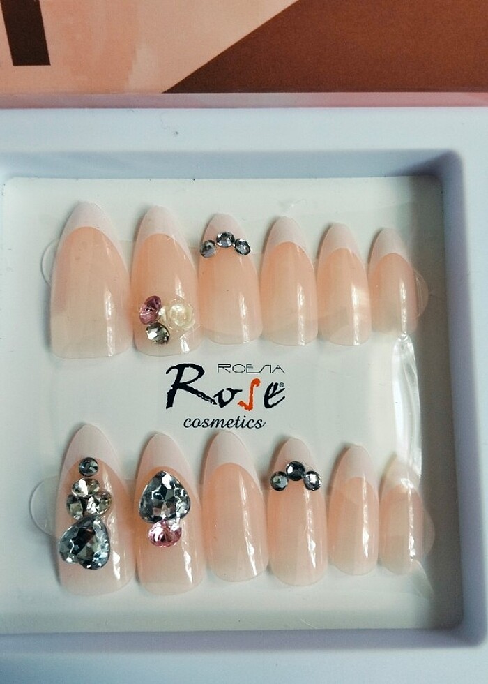 Taşlı Takma Tırnak  - Görsel 5