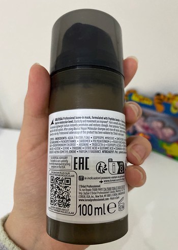 L'Oréal Absolut Repair Molecular Saç kremi 100 ml - Görsel 4