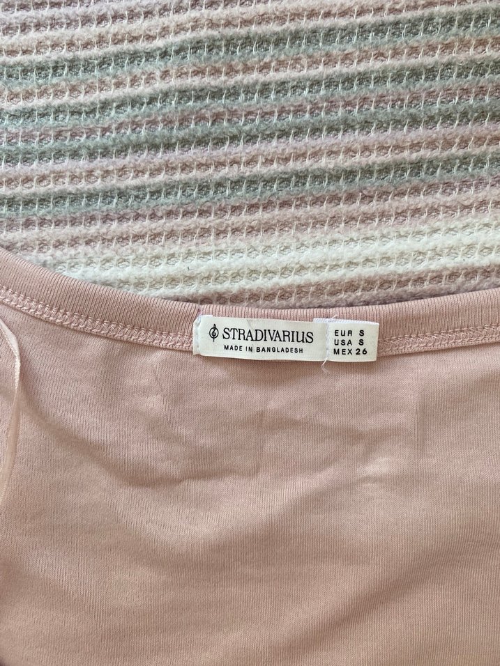 Stradivarius pembe bluz - Görsel 2