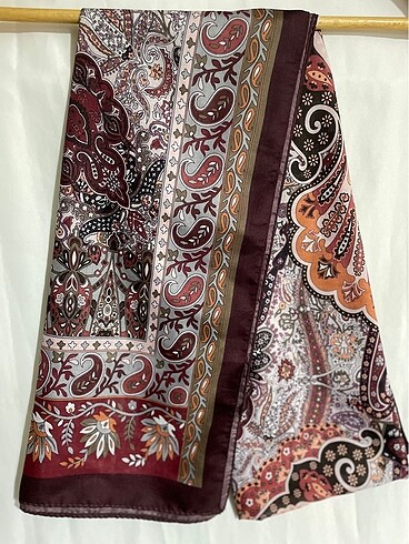 Diğer Retro etnik desen şal
