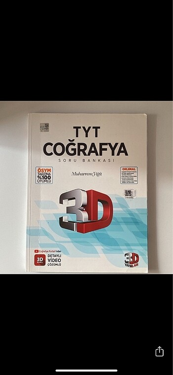 Tyt çoğrafya 3d yayınları