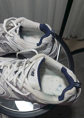 New Balance Beyaz Gri Spor Ayakkabı New balance
