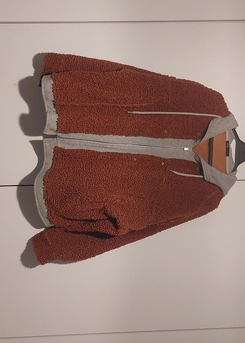 Kahverengi Kapüşonlu Yumuşak Midi Mont - Görsel 6