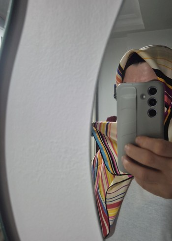 Çok Renkli kadın AKER eşarp - Görsel 6