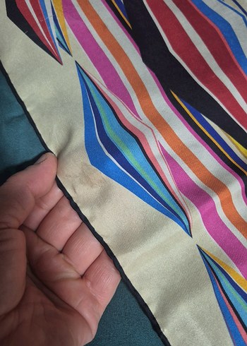 Çok Renkli kadın AKER eşarp - Görsel 3