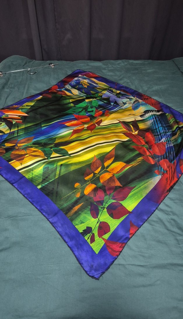 Renkli Armine marka kadın eşarp - Görsel 4