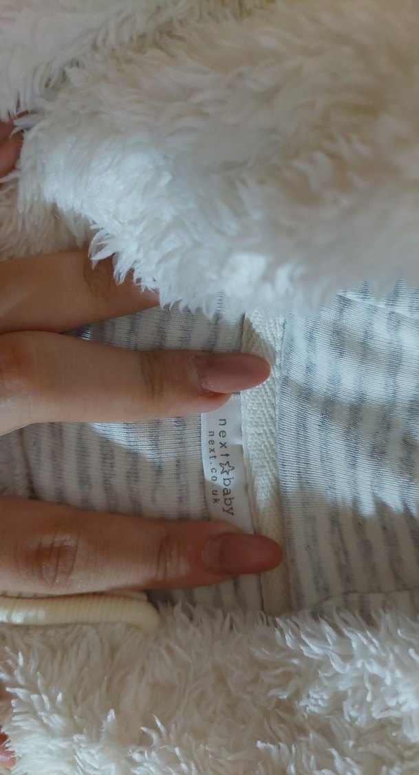 Bebek Beyaz Kürk Detaylı Kapüşonlu Tulumu - Görsel 4