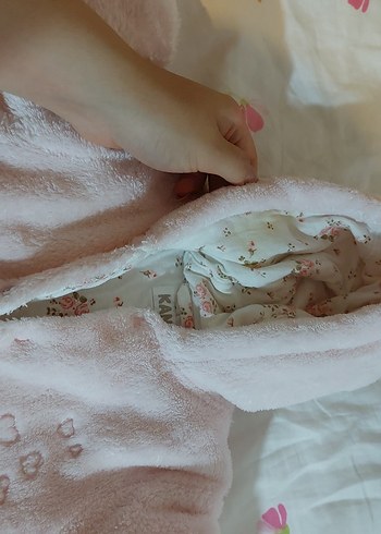 Pembe Kürklü Bebek Kız Tulumu - Görsel 2