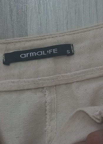 Armalife Bej Minimal Pantolon